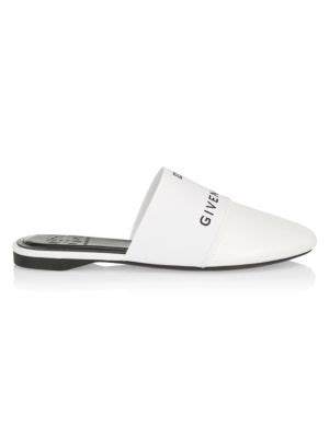 Givenchy Bedford 4G Flat Leather Mules on SALE 